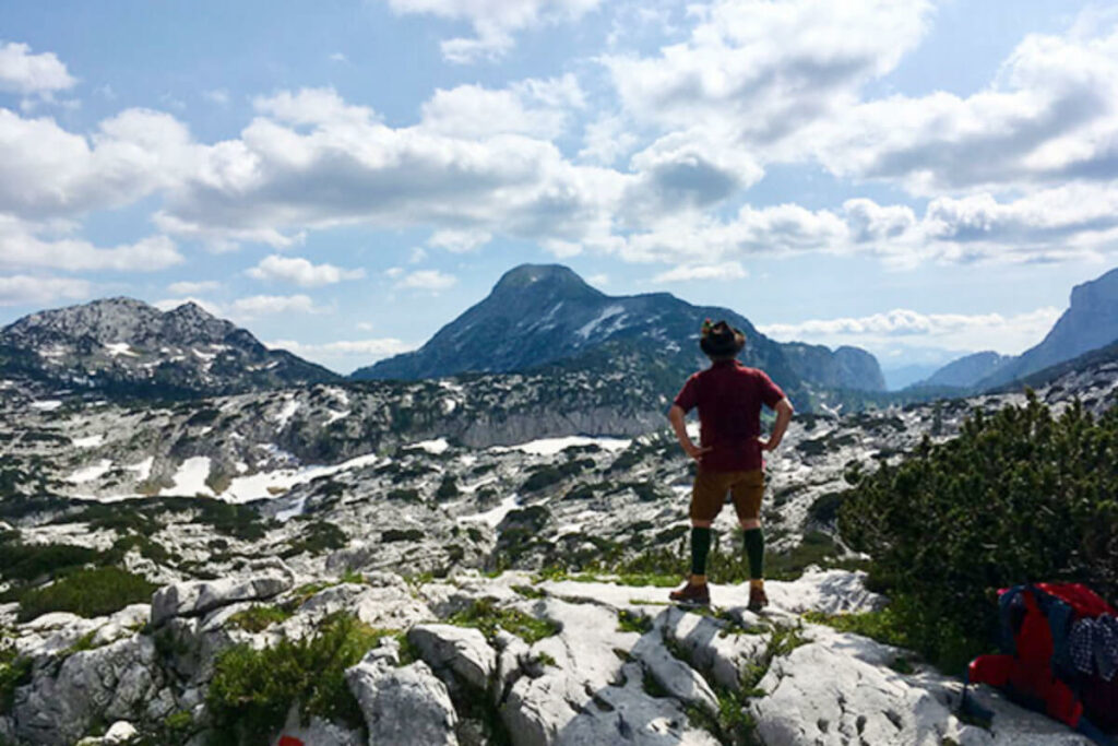 Helmut Wittmann im Toten Gebirge